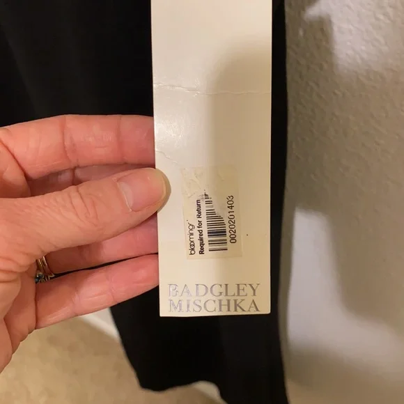 NWT Badgley Mischka wool shift dress size 0 - Picture 5 of 9